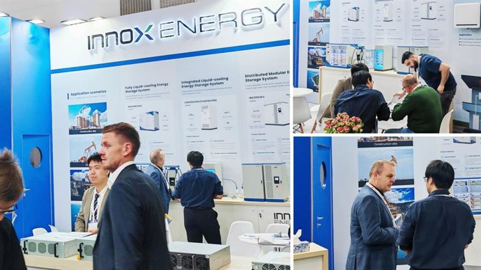 InnoX Energy’s exhibition booth at The smarter E Europe 2025