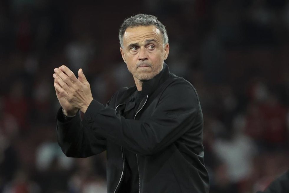 Luis Enrique, entrenador del Paris Saint-Germain.