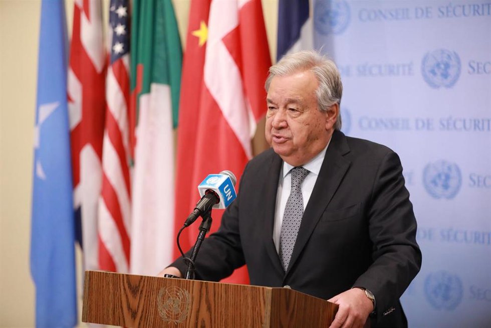 El secretario general de la ONU, António Guterres 