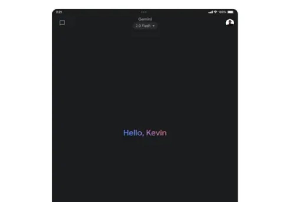 La app de Gemini para iPad