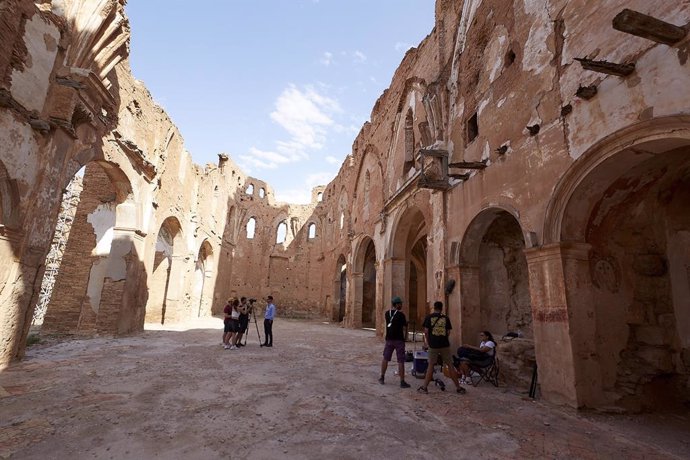 Archivo - Rodaje en Belchite
