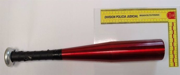 Bate utilizado en el intento de asesinato