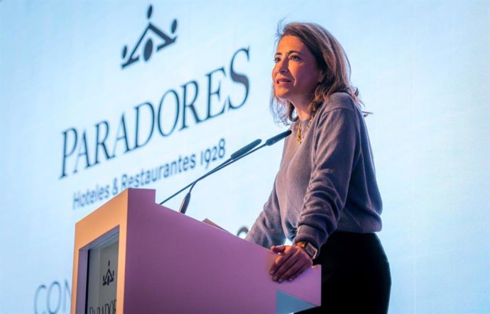 Archivo - La presidenta de Paradores, Raquel Sánchez.