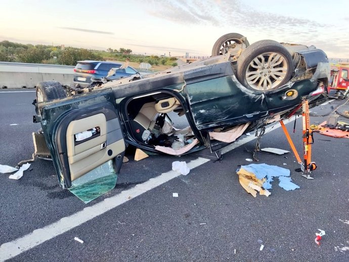 Accidente de tráfico en la A-49