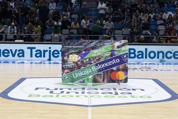Archivo - Unicaja ha lanzado una nueva campaña promocional vinculada a su tarjeta de débito dedicada al Unicaja Baloncesto