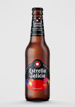 Diseño de la creadora Juana Martín para la edición especial Andalucía de Estrella Galicia.