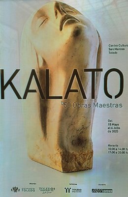 Cartel de la exposición 'Kalato, 50 obras maestras'.