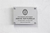 La Policía Local de Palma rinde homenaje al sargento Joan Tur, fallecido en 2006 tras 23 años de servicio