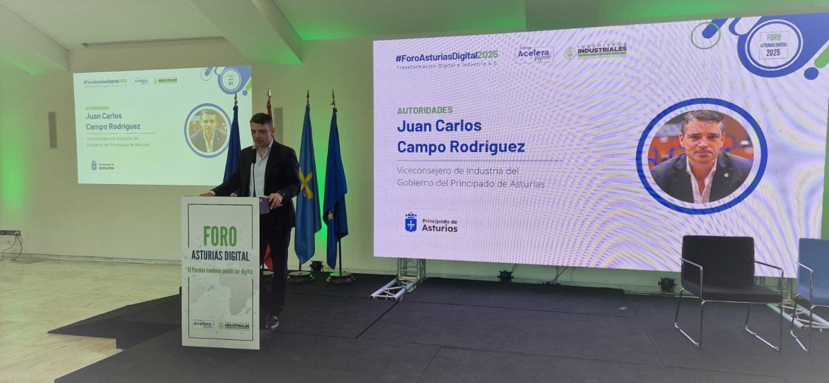Juan Carlos Campo destaca el potencial de Asturias como región industrial  moderna, innovadora y digitalizada 