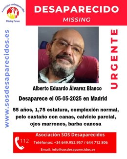 Imagen de uno de los desaparecidos