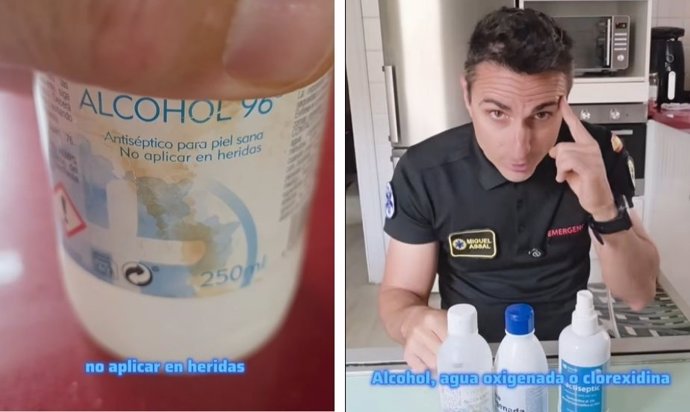 Miguel Assal, experto en primeros auxilios, explica qué echar a una herida y no es ni alcohol ni clorexidina