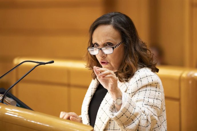 Archivo - La portavoz de Deporte del Grupo Socialista en el Senado, Julia Liberal