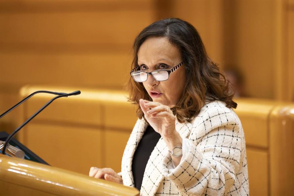 Archivo - La portavoz de Deporte del Grupo Socialista en el Senado, Julia Liberal