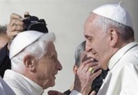 Francisco y Benedicto XVI también fueron elegidos en la tarde del segundo día del Cónclave