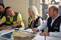 La Junta prueba la respuesta y la coordinación en caso de incendio forestal en un simulacro en Atlanterra en Cádiz