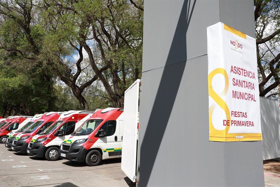 Hospital de campaña junto al real.