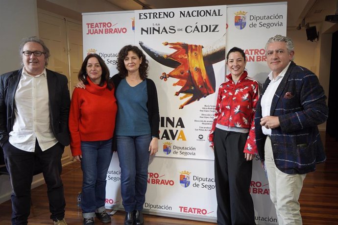Presentación de 'La Reina Brava', que estrenan Las Niñas de Cádiz en Segovia.