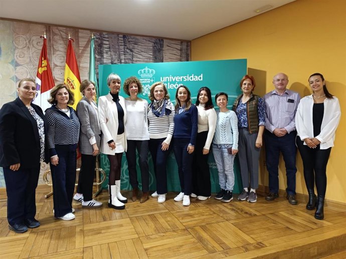 Asistentes a la reunión del consorcio del proyecto europeo Remodel celebrado en la ULE.