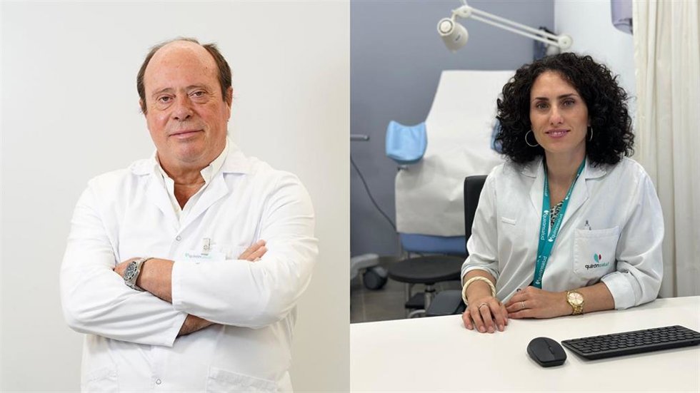 El doctor Jose Antonio Vargas y la doctora Marga Cano.