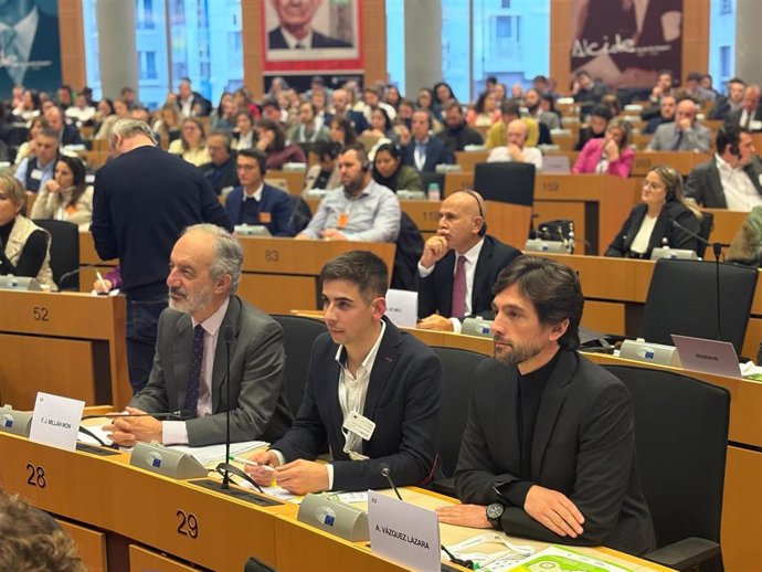 Los eurodiputados del PPdeG Francisco Millán Mon y Adrián Vázquez