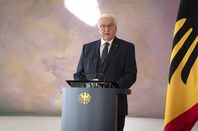 May 6, 2025, Berlin, Berlin, Deutschland: Frank-Walter Steinmeier bei der Ernennung des Bundeskabinetts im Schloss Bellevue. Berlin, 06.05.2025