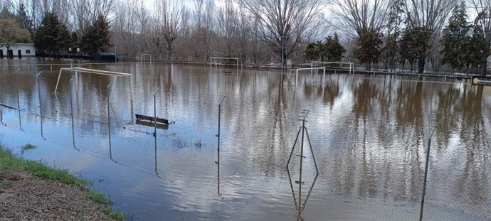 Imagen de archivo de las inundaciones que se registraron en Ávila en marzo