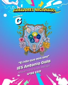 Estudiantes y docentes del IES Antonio Gala, de Alhaurín el Grande (Málaga), han sido seleccionados como ganadores absolutos del 41 Concurso Escolar de la ONCE, en la categoría C (ESO y FP Básica).