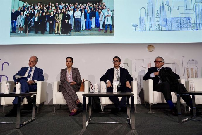 J. Mendicute, V. de Rojas, H. Carreras y J.A. Cristóbal