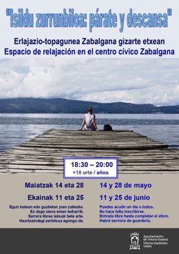 Espacio de relajación del centro cívico Zabalgana