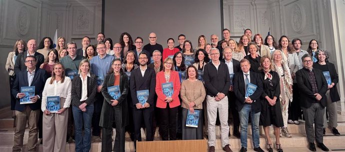 Imagen de la presentación del informe.
