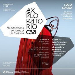 Melisa Calero y Derek Van Den Bulcke reimaginan 'eTelemusik' de Stockhausen en la Caja Negra del C3A.