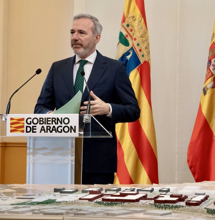 El presidente del Gobierno de Aragón, Jorge Azcón.