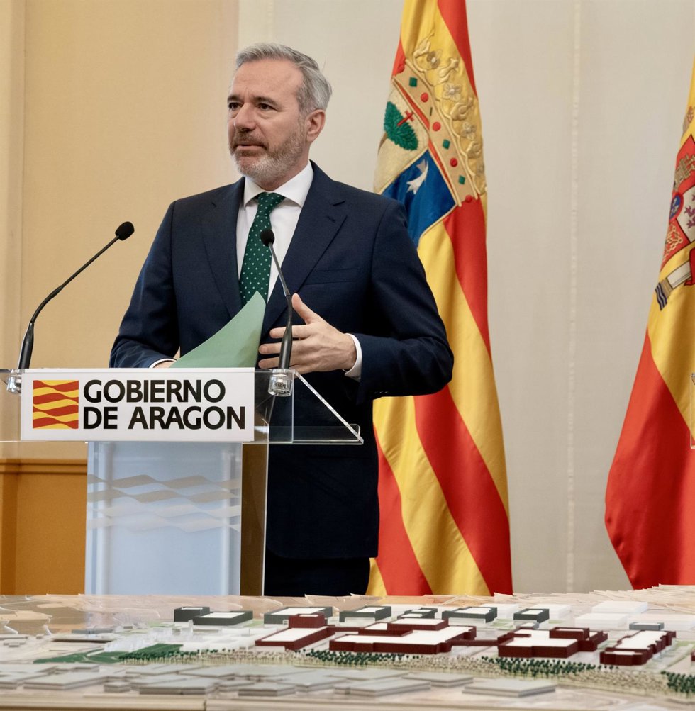 El presidente del Gobierno de Aragón, Jorge Azcón.