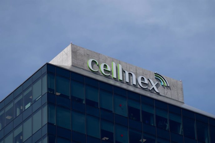 Archivo - Fachada de la sede de Cellnex Telecom, a 2 de abril de 2024, en Barcelona, Cataluña (España).
