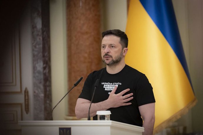 El presidente de Ucrania, Volodimir Zelenski