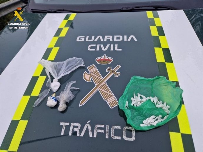 Imagen de las sustancias estupefacientes intervenidas