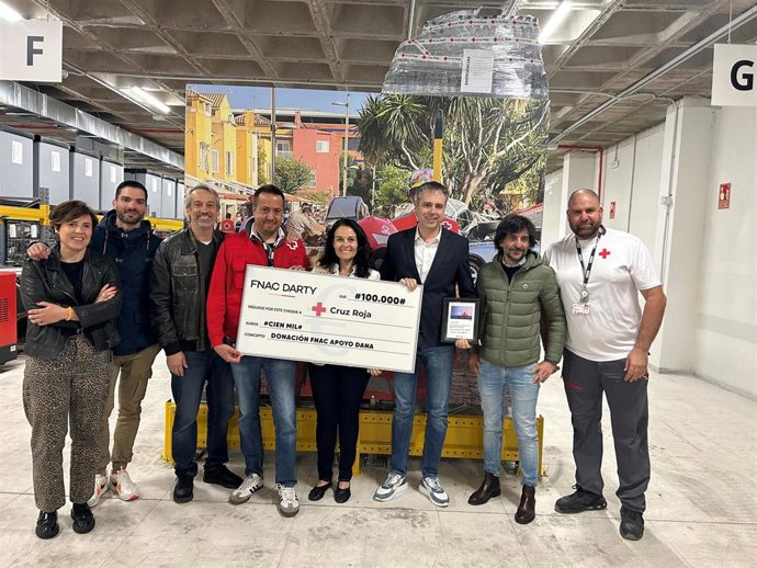 El Grupo Fnac Darty dona 100.000 euros a Cruz Roja para apoyar a las personas afectadas por la dana