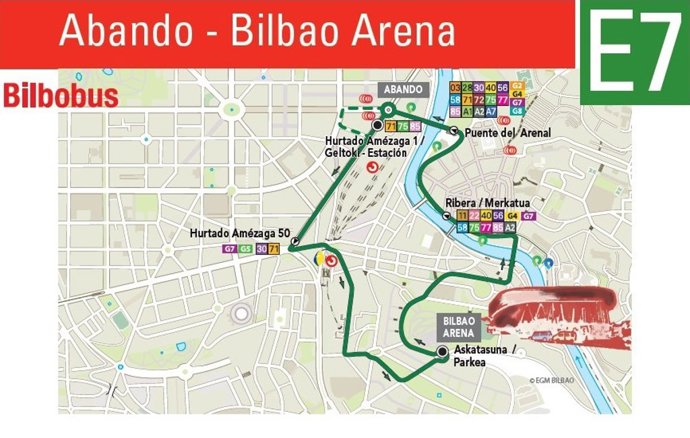 Archivo - Bilbobus ofrecerá este domingo un servicio de lanzadera para el partido del Bilbao Basket contra el CB Canarias