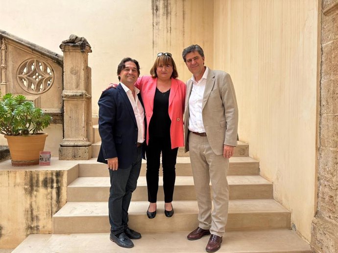 El conseller de Turismo, Cultura y Deportes, Jaume Bauzà, en la presentación del concierto extraordinario de la OSIB en Milán.