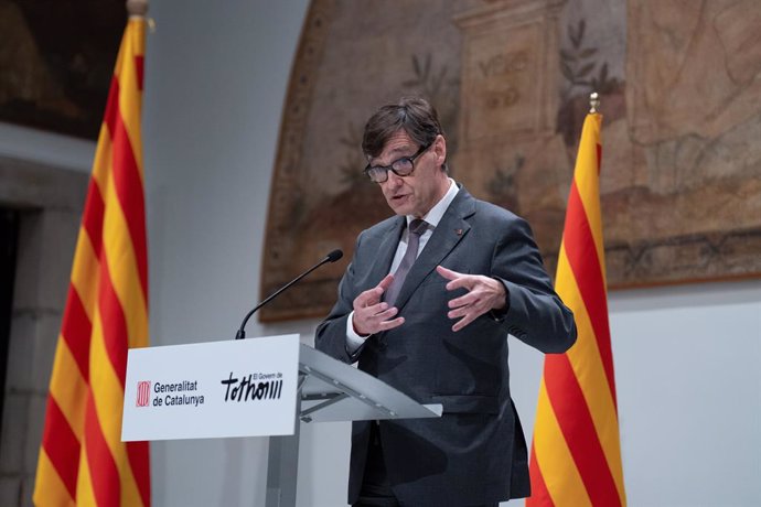 Archivo - El president de la Generalitat, Salvador Illa