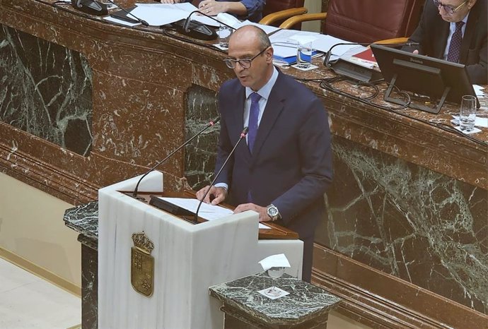 El consejero, durante su comparecencia en la Asamblea