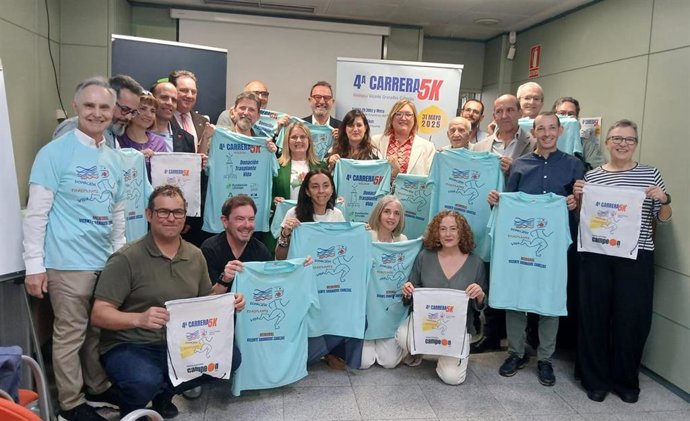 Presentación de la carrera 'Donación, Trasplante y Vida', que se celebra el 31 de mayo
