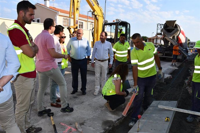 Archivo - Visita a las obras con fondos Diputación.