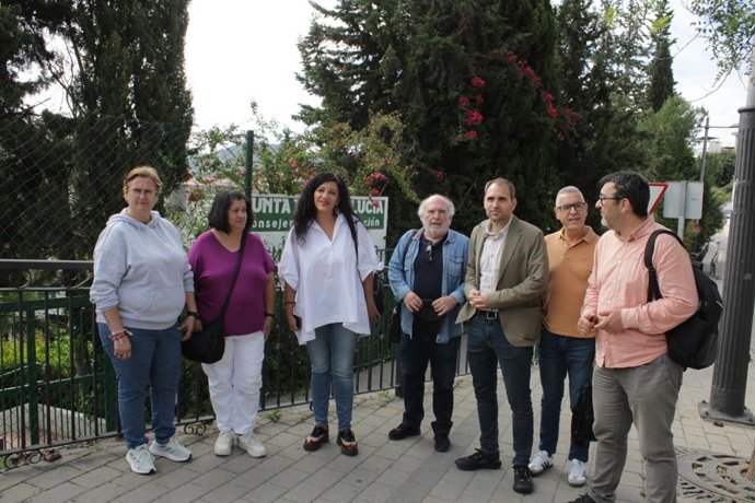 El coordinador de IU Andalucía, Toni Valero, este viernes en Álora (Málaga).