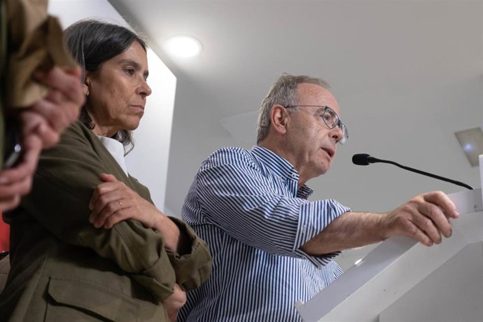 Archivo - Xosé Sánchez Bugallo en la comparecencia tras conocerse los resultados de las municipales de 28 de mayo de 2023, cuando perdió la Alcaldía de Santiago 