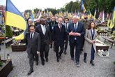 Foto: Ucrania.- Europa escenifica su apoyo a Ucrania con una simbólica visita y el aval político al tribunal especial
