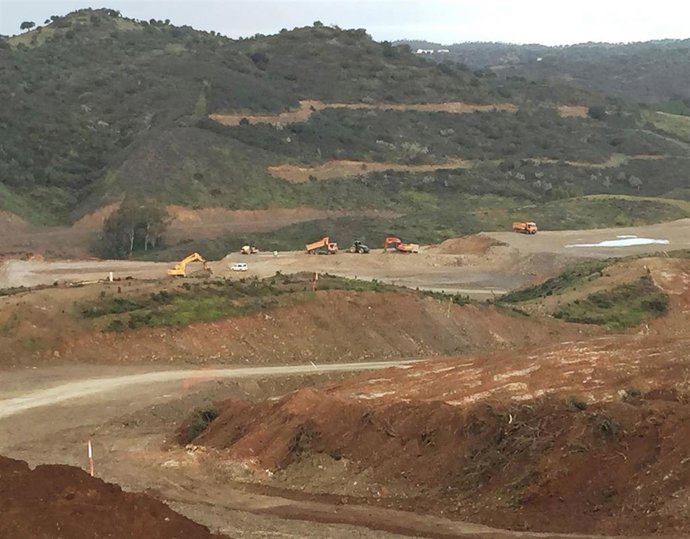 Archivo - Presa de Alcolea (Huelva) en 2015.