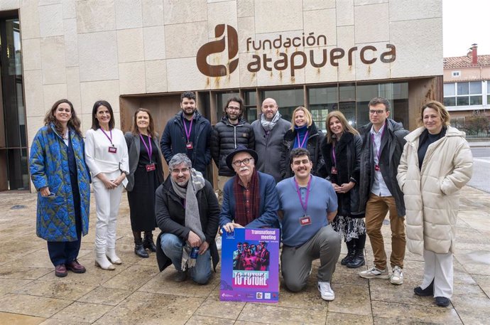 Imagen de la última reunión transnacional del proyecto, celebrada recientemente en la Fundación Atapuerca con la participación de las entidades colaboradoras en el proyecto.