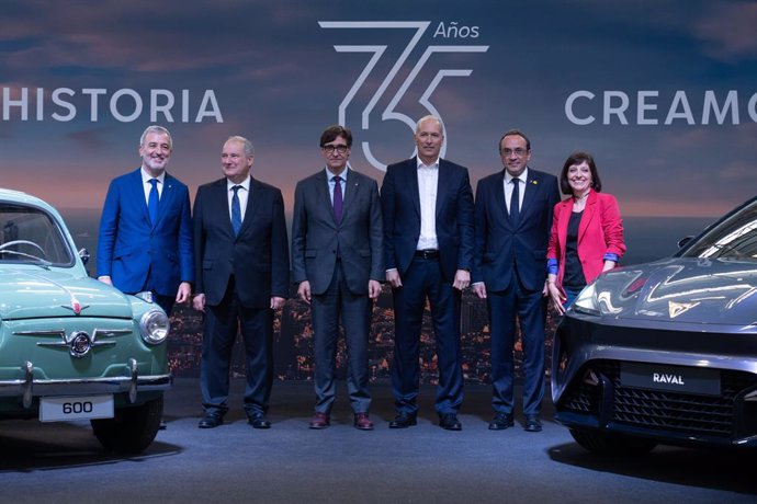 L'acte de celebració del 75è aniversari de Seat