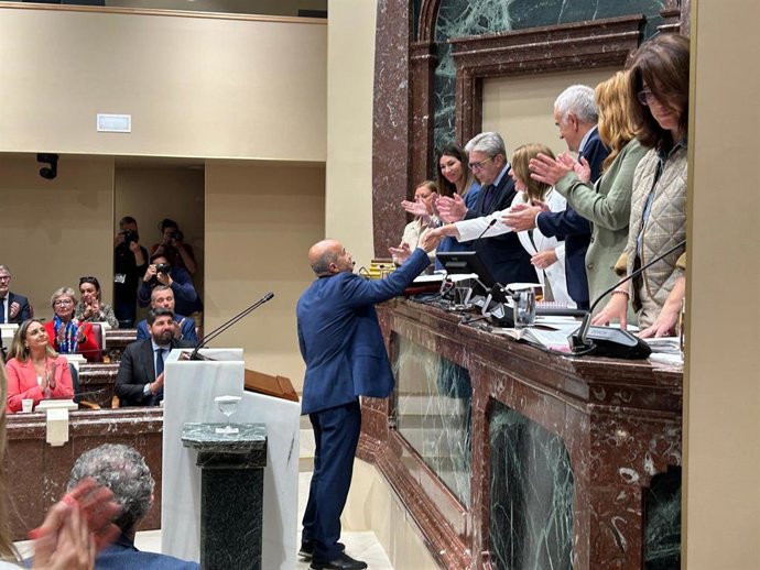 Pedro López toma posesión de su escaño como diputado regional del Grupo Parlamentario Socialista en la Asamblea Regional